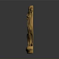 Polished Sitting Golden Lion Statue Featuring Detailed Mane And Sturdy Metallic Base