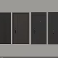 Different Style Security Doors For Home Safety And Modern Entry 3d model
