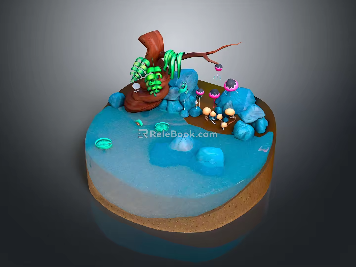 Game Environment Game Scene Fairy Tale Scene Fairy Tale Magic Scene Magic Item Fantasy Scene 3d model