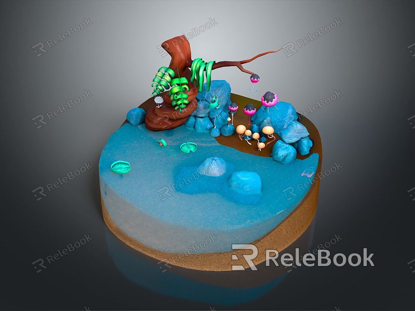 Game Environment Game Scene Fairy Tale Scene Fairy Tale Magic Scene Magic Item Fantasy Scene model