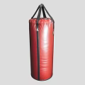 Red Punching Bag Sports Equipment For Boxing Training Home Gym Workout