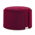 modern sofa stool pouf 3d model