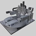 Screw machine high speed gantry automatic screw machining equipment 3d model