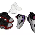 Stylish High Top Athletic Sneakers In Various Colors And Modern Design Features