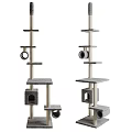 Sturdy Cat Tree Furniture With Platforms Scratching Posts And Play Toys