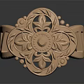 Ornate Gold Ring With Filigree Floral Carving And Intricate Openwork Design