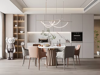 Modern Restaurant Home Restaurant 3d model