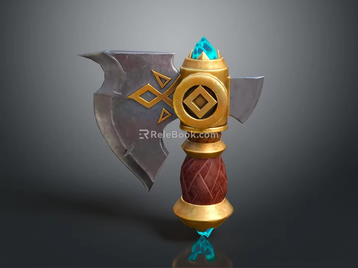 Tomahawk Axe Wooden Axe Handle Axe Mountain Axe Chopping Wood Axe Chopping Wood Axe Magic Axe 3d model