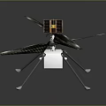 Advanced Solar Powered Drone With Carbon Fiber Rotors And Landing Gear