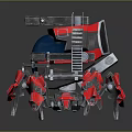 Mech Warrior Mech Soldier Machine Battlearm Mechanical Battlearm Machine Fighter Robot 3d model