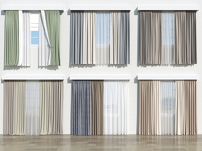 Curtain Sunshade 3d model