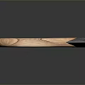 Wooden Handled Axe With Textured Metal Blade And Ergonomic Grip