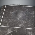 Detailed Lunar Surface Marked With White Square Frame Showing 2000km Area
