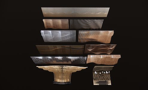 modern ceiling 3d model