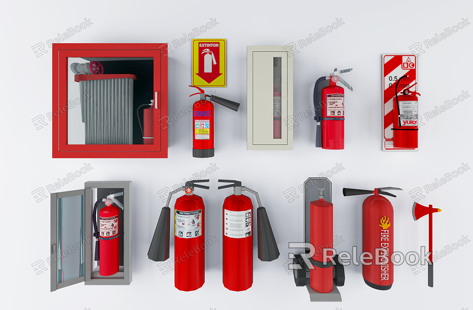 Modern fire extinguisher fire extinguisher fire fighting equipment combination model