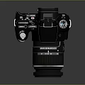 Sony Professional Digital Camera With Large Lens And Black Body Design