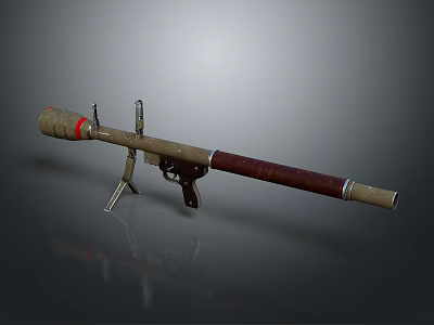 Modern rocket rocket-to-air weapons 3d model Modern rocket rocket-to-air weapons 3d model