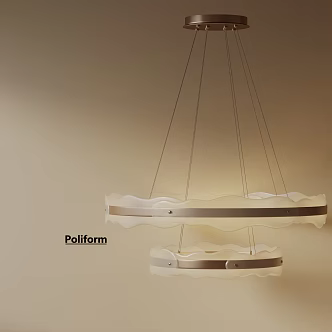 Modern chandelier 3d model