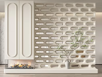 Modern Partition Hollow Partition 3d model
