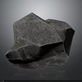 Natural Unpolished Stone Decorative Piece For Interior Design With Rough Texture And Irregular Shape