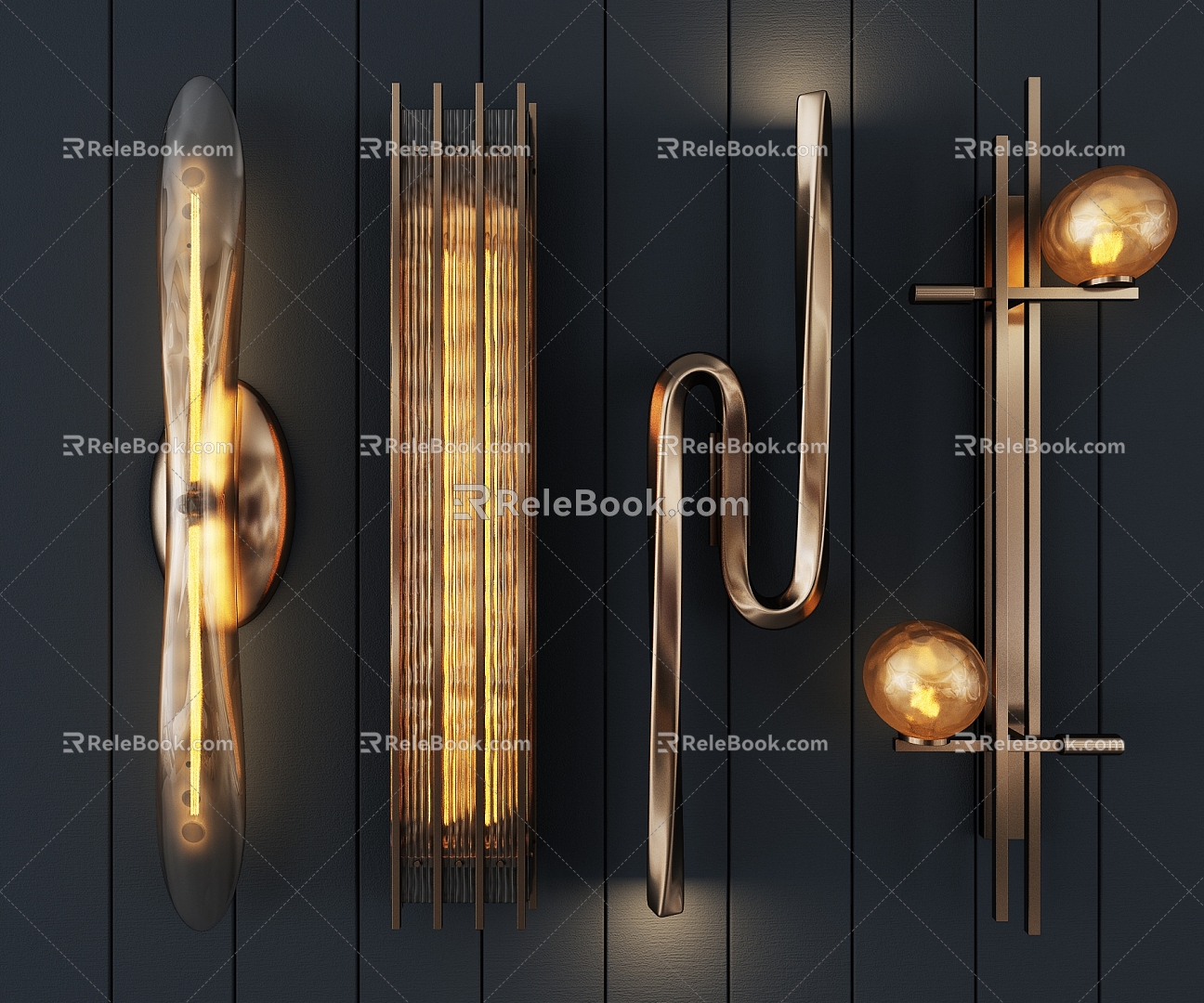 Modern wall lamp 3d model