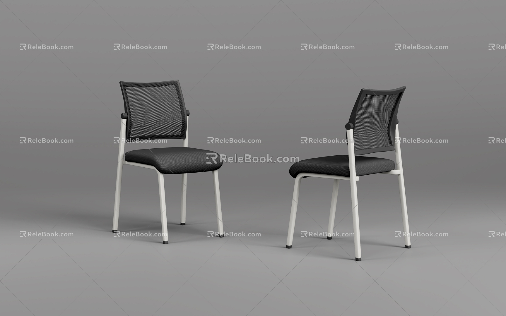 Modern Training Chair Writing Board Chair Meeting Office Chair Four-legded Chair Discussion Chair Student Chair Desk Chair Mesh Chair Folding Chair Leisure Chair Multi-function Chair 3d model