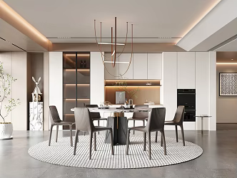 Modern Restaurant 3d model