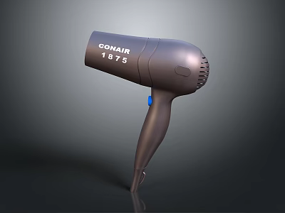 CONAIR 1875 Hair Dryer Modern Sleek Design For Daily Electrical Appliance Use 3d model
