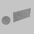 Concrete Sphere Component In Modern Architectural Space With Grey Textured Walls And Warm Lighting