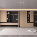 Modern Shoe Cabinet Storage System With Light Wood Black Accents Open Shelves And Coat Hooks