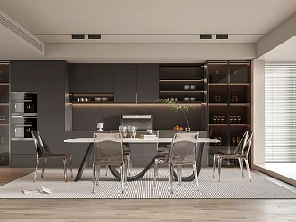 Modern Restaurant 3d model