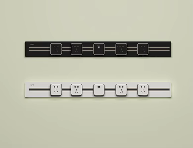 Modern socket mobile power 3d model