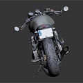 Modern Motorcycle Two-wheeled Motocross Motorcycle 3d model