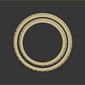 Gold Fashion Rings With Intricate Patterned Design And Shiny Decorative Finish