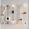 Modern Contemporary Wall Sconces With Different Metal Glass Designs For Interior Decor