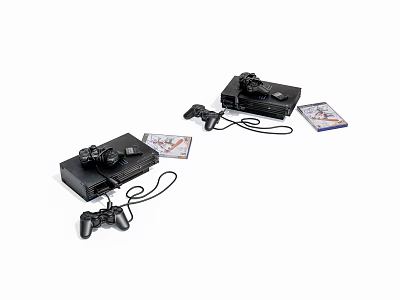 Old game machine 3d model