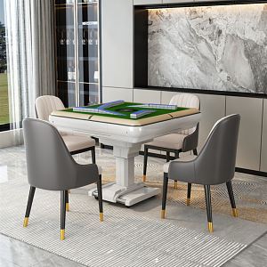 Modern Mahjong Table and Chair 3d model