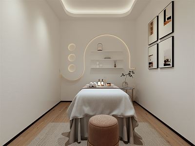 Modern SPA Beauty Salon Room 3d model