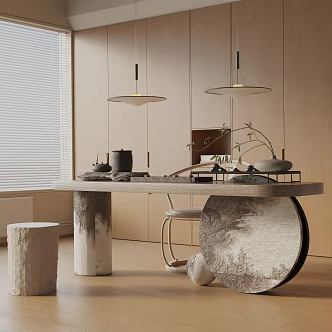 Modern Tea Room 3d model