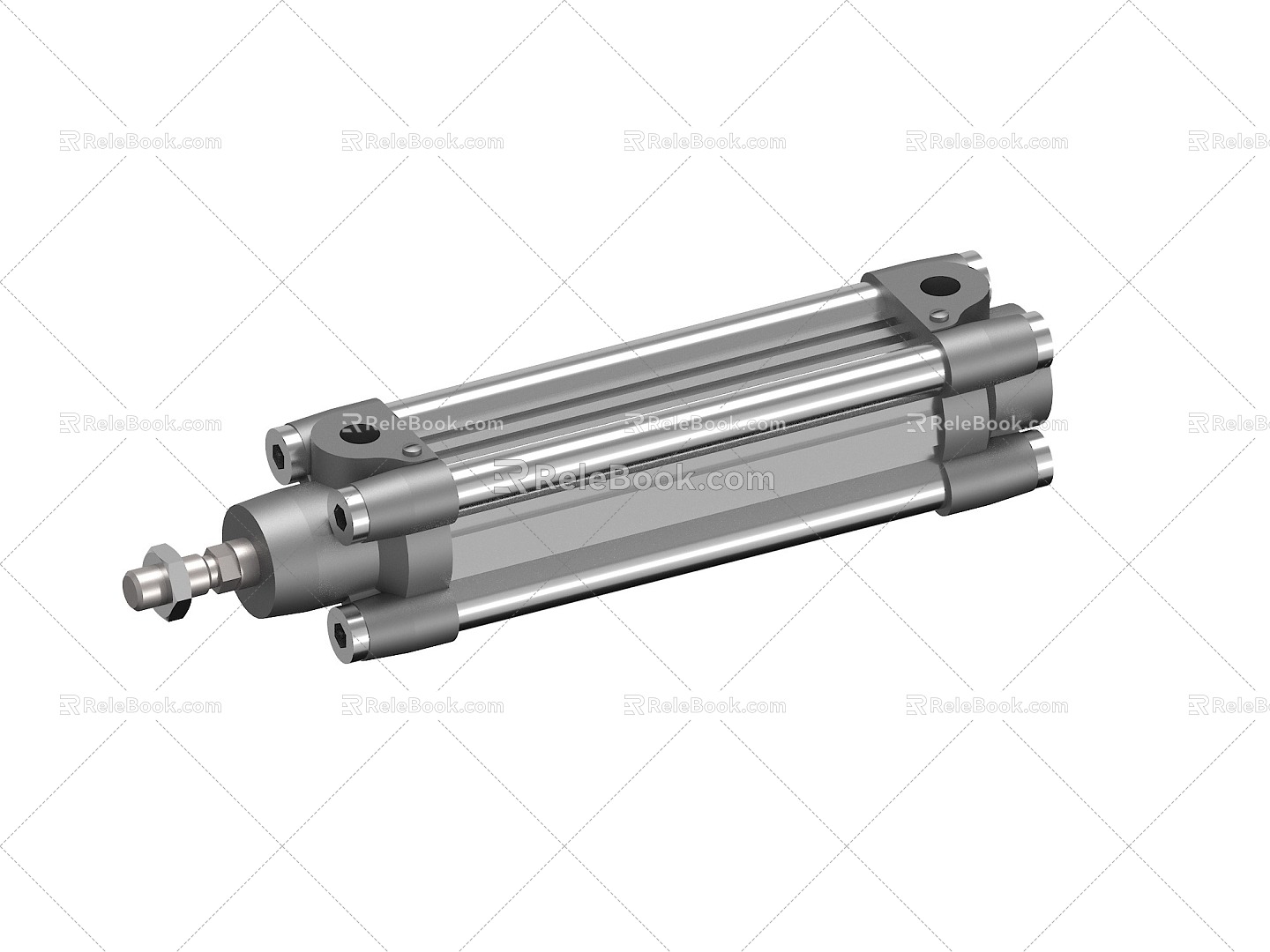 Profile cylinder adjustable adjustable cylinder 3d model