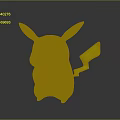 Pikachu 3D Cartoon Character With Yellow Body Black Tipped Ears Red Cheeks And Electric Tail