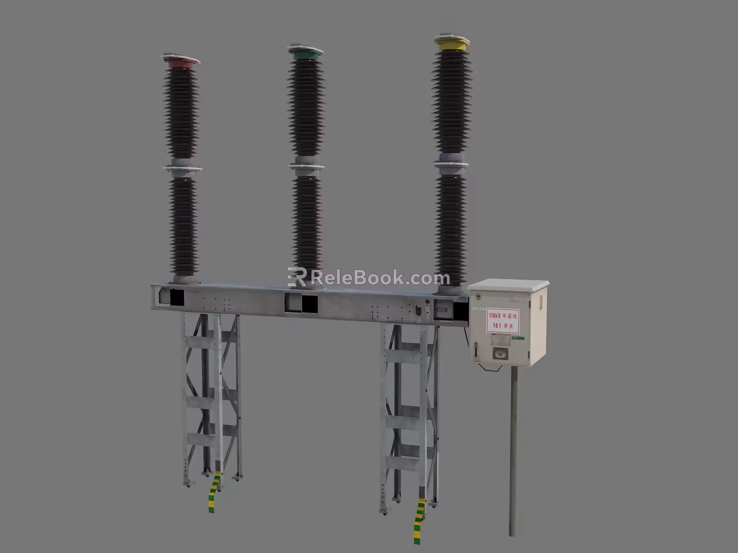 high voltage circuit breaker circuit breaker 3d model