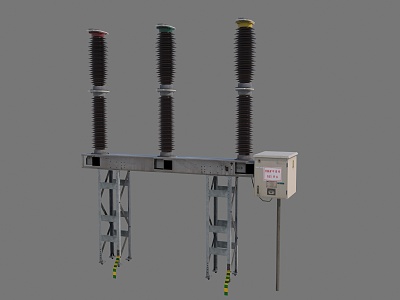 high voltage circuit breaker circuit breaker 3d model