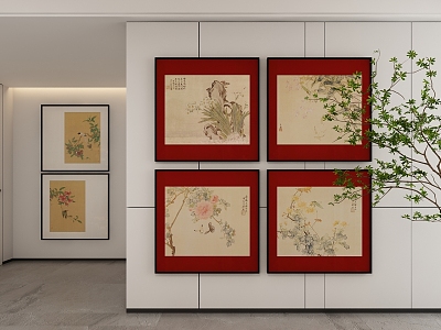 New Chinese Style Decorative Hanging Painting model