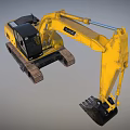 Lonking Yellow Heavy Duty Tracked Excavator Construction Functional Vehicle With Bucket