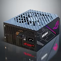 ROG 1200W Computer Power Supply With Ventilated Grille Cooling Fan And Sleek Design