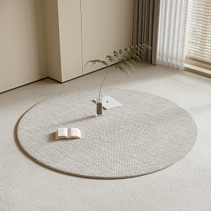 Round carpet 3d model