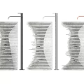 Elegant Modern Marble Washbasin With Stylish Faucet And Layered Design Details