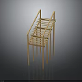 Minimalist Wooden Furniture With Multi Tier Storage Structure And Light Color