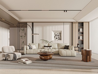 modern living room model